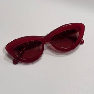 Loewe burgundy sunglasses